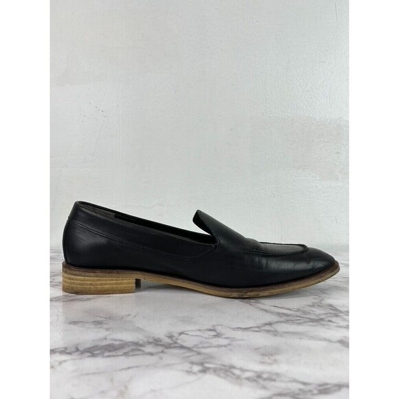 Everlane Women's Black The Modern Leather Loafers Sz 9 - Picture 6 of 11